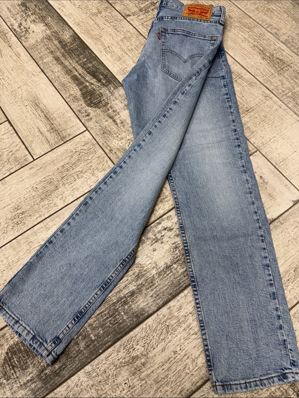 Levi's Light Blue Straight Leg Jeans